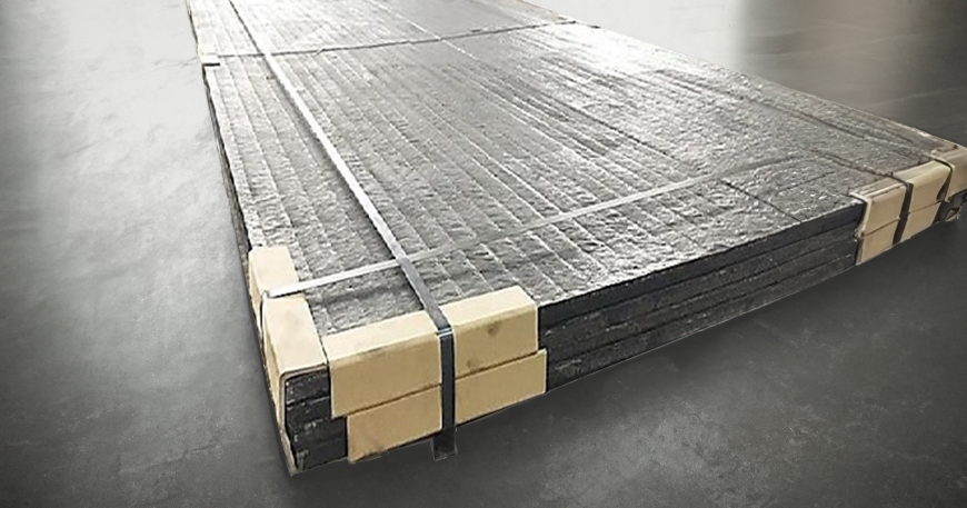 PLANCHA BIMETALICA ASTM A36 REVESTIDO CON CARBURO DE CROMO